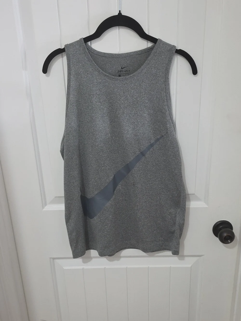Nike Gray Dri-FIT Sleeveless Athletic Tank